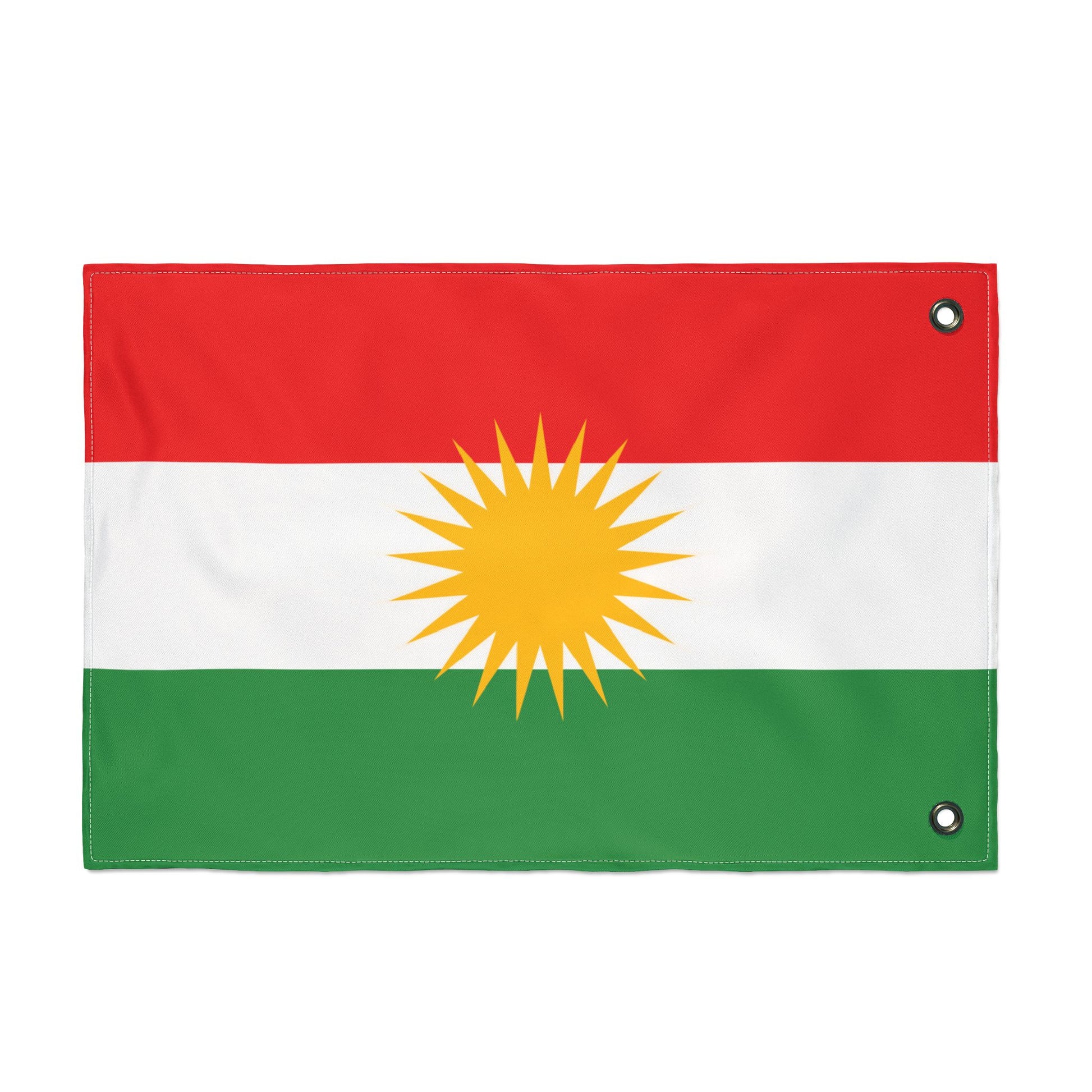 Kurdistan Double-Sided Outdoor Flag - Kurdish Sun Banner - KURDISTAN ONE