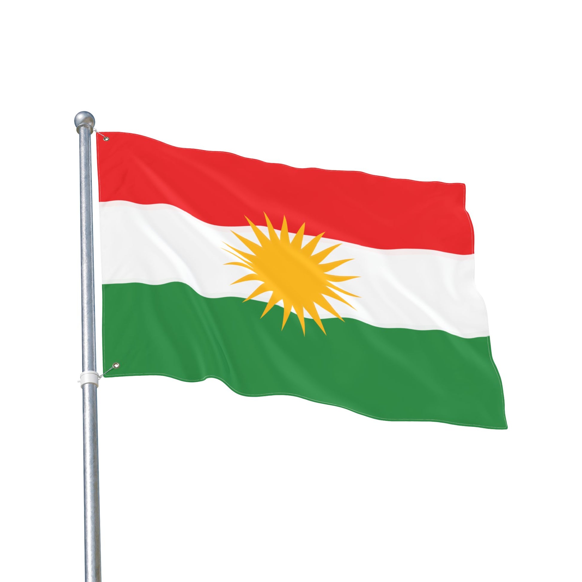 Kurdistan Double-Sided Outdoor Flag - Kurdish Sun Banner - KURDISTAN ONE