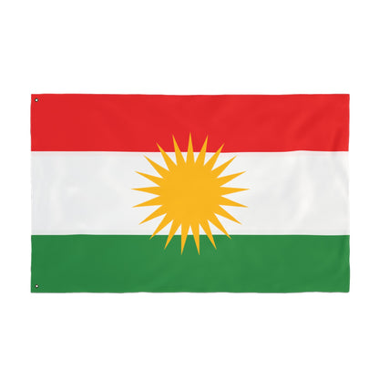 Kurdistan Double-Sided Outdoor Flag - Kurdish Sun Banner - KURDISTAN ONE