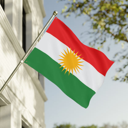 Kurdistan Double-Sided Outdoor Flag - Kurdish Sun Banner - KURDISTAN ONE