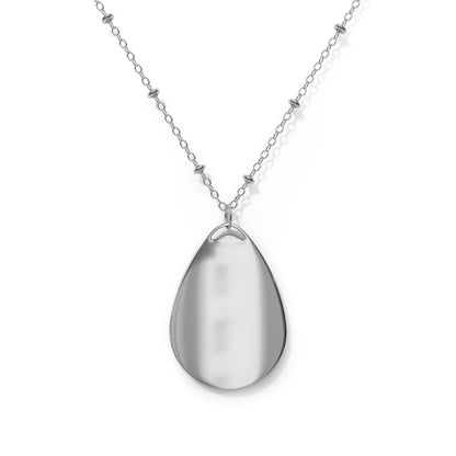Kurdistan Flag Oval Necklace – Silver Teardrop Pendant Patriotic Jewelry - KURDISTAN ONE