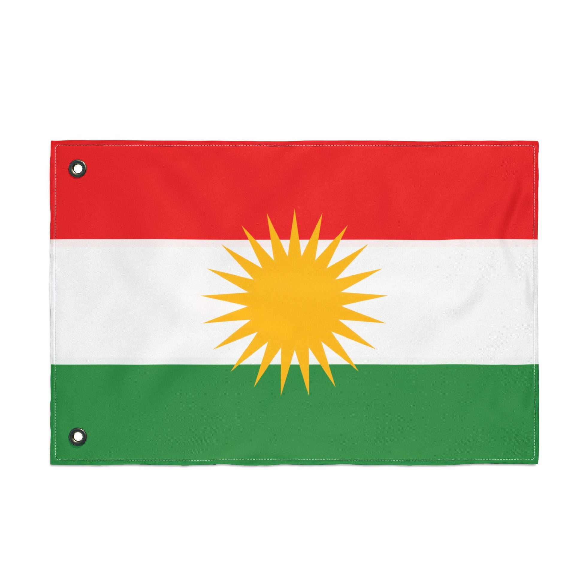 Kurdistan Double-Sided Outdoor Flag - Kurdish Sun Banner - KURDISTAN ONE