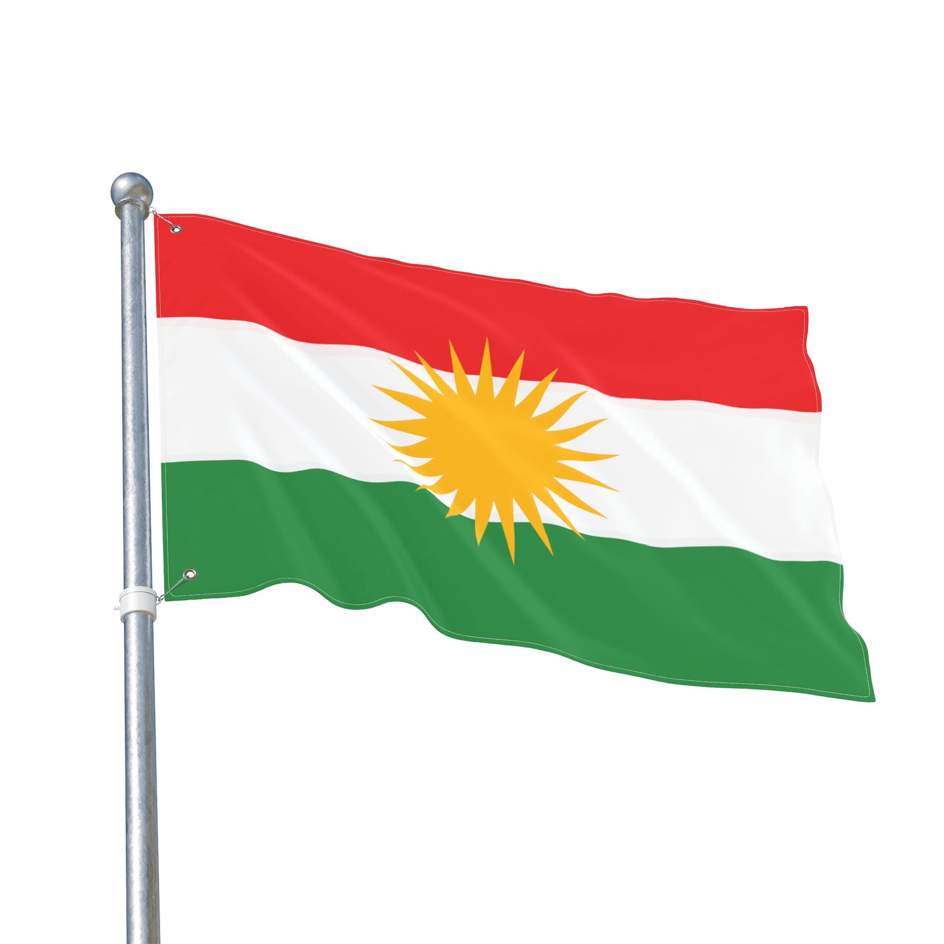 Kurdistan Double-Sided Outdoor Flag - Kurdish Sun Banner - KURDISTAN ONE