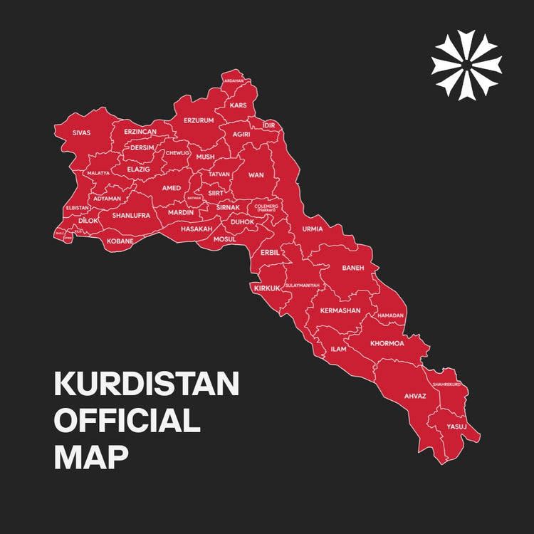 Kurdistan Map - Explore the Richness of Kurdish Regions – KURDISTAN ONE