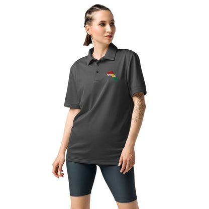 adidas space-dyed polo kurdistan map