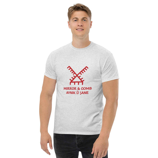 Mirror and comb Kurdish symbol T-Shirt - Unisex classic tee Men
